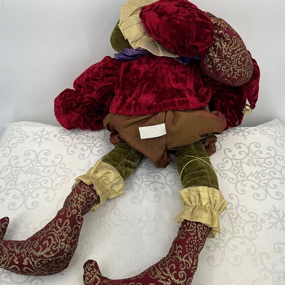 Velvet Frog Prince Decorative Holiday Doll Collectible Stuffed Animal - Picture 5 of 8